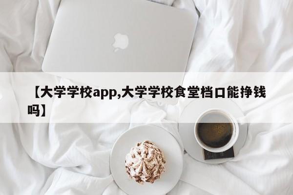 【大学学校app,大学学校食堂档口能挣钱吗】